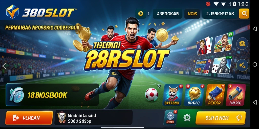Tampilan aplikasi 380SLOT dengan fitur taruhan menarik.