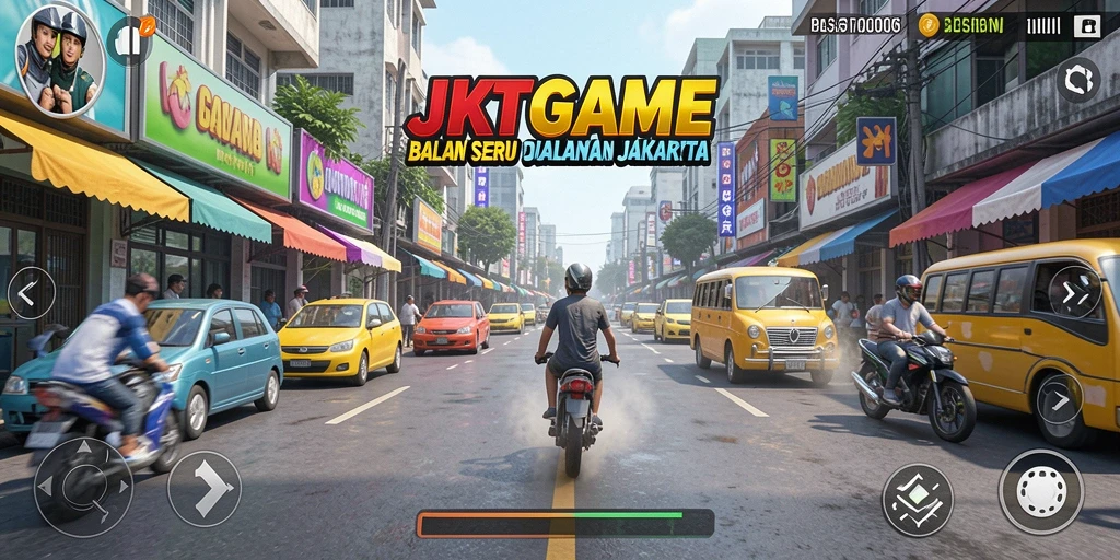 Gameplay balap seru di Jakarta yang memukau.