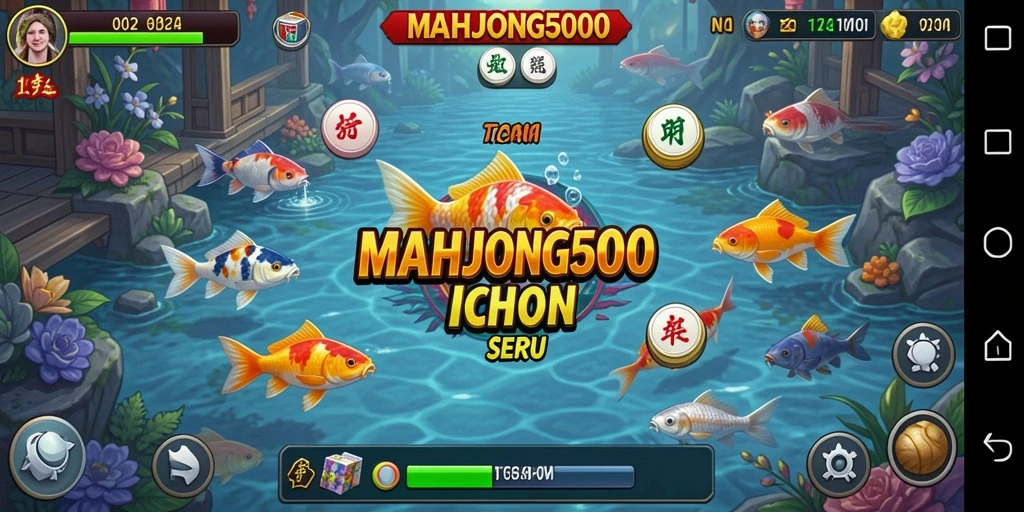 Tampilan menarik dari gameplay Tembak Ikan di MAHJONG500.