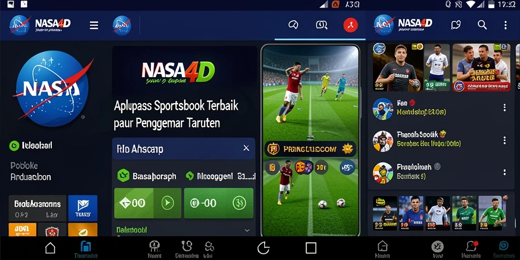 Tampilan gameplay menarik dari aplikasi Sportsbook NASA4D.