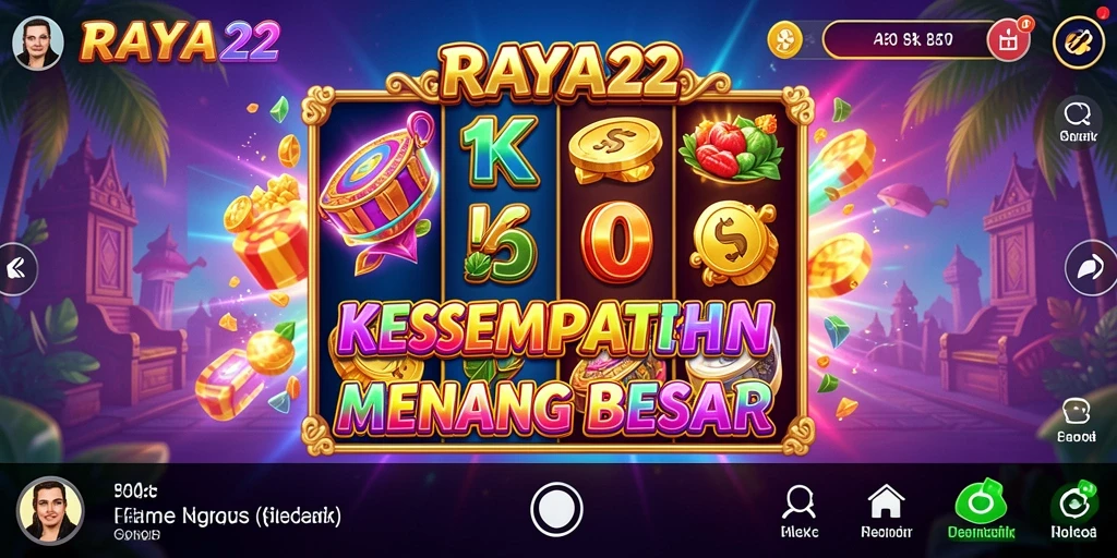 Screenshot RAYA22 menampilkan gameplay Slot yang seru dan mengasyikkan.