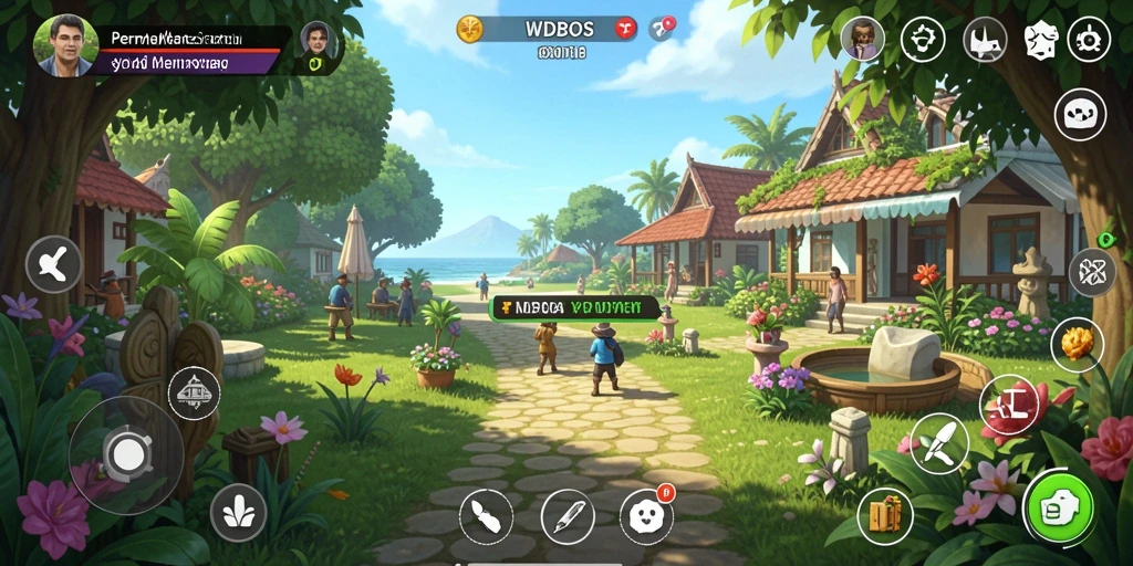 Tangkapan layar gameplay WDBOS yang menampilkan keseruan dan tantangan.